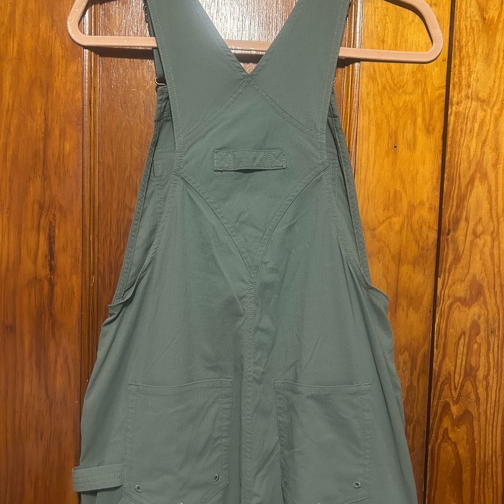 Duluth Trading Heirloom Gardening Overalls - Women’s XXS x 29 Green - Picture 5 of 8